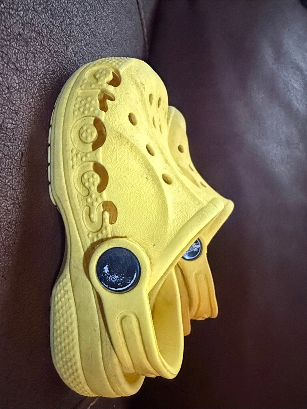 Kids Yellow Crocs - Comfortable Slip-On shoe
